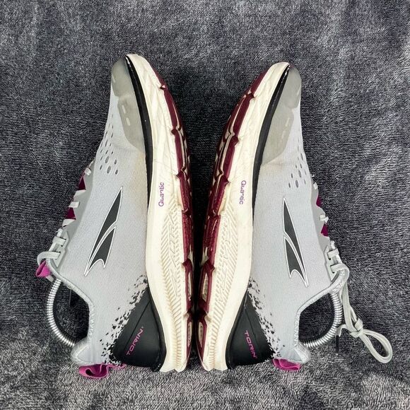 Altra Womens Torin 4 Running Shoes US 8.5 Grey/Purple Zero Drop - Picture 6 of 8